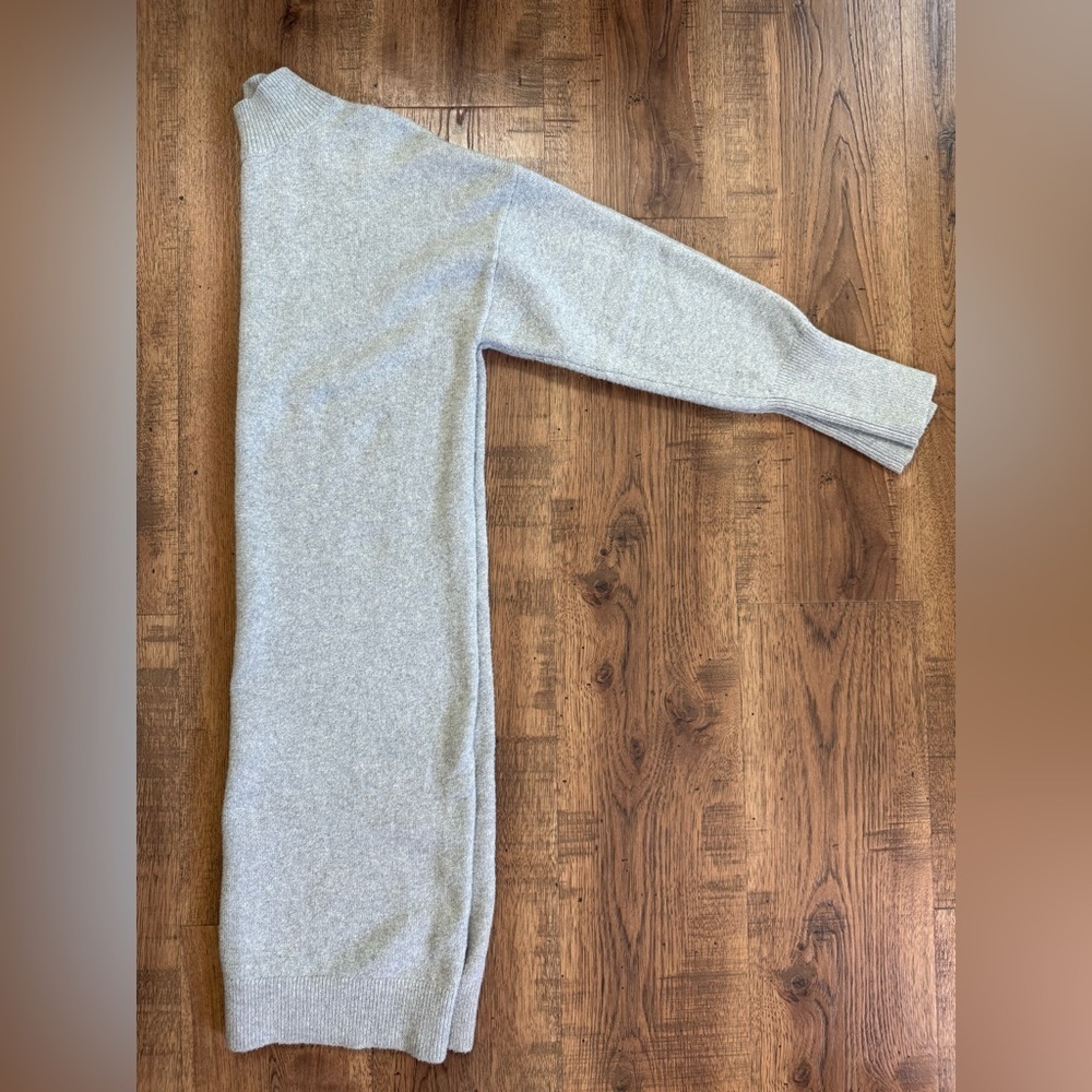 BP.  Chic Gray Long Sleeve Sweater Dress Size M